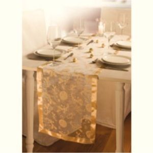 Opulent Gold Table Runner